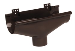 Воронка желоба компенсирующая d=100mm, коричневая NADT 25 M NADT 25 M - фото 4601